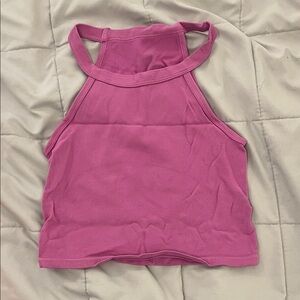 free people rib tank in color orchid rain